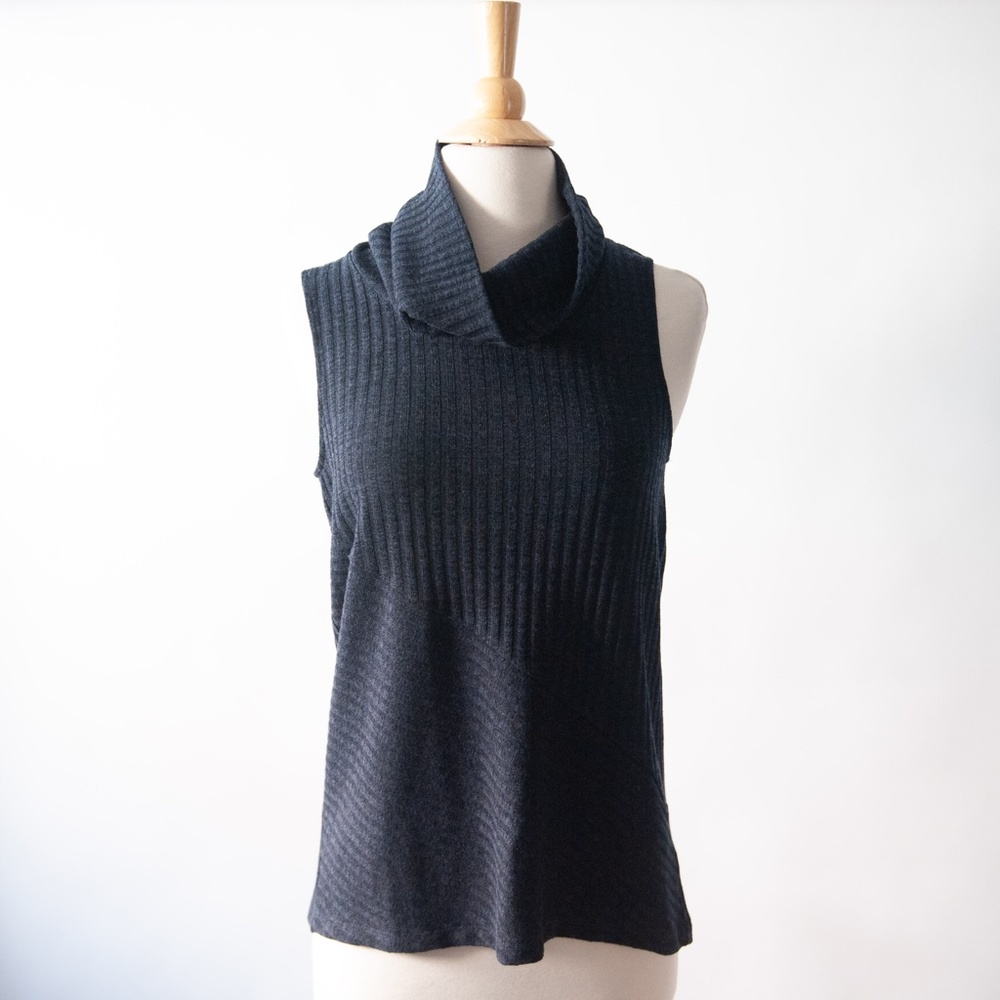 Sunday in Brooklyn Emelia Sleeveless Cowl Turtleneck Tank Top
